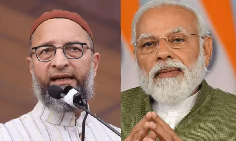 ബിൽക്കീസ് ബാനു കേസിലെ ​പ്രതികളെ പുറത്ത് വിട്ടവരാണ് സ്ത്രീസുരക്ഷയെ കുറിച്ച് പറയുന്നത്; മോദിക്കെതിരെ ഉവൈസി