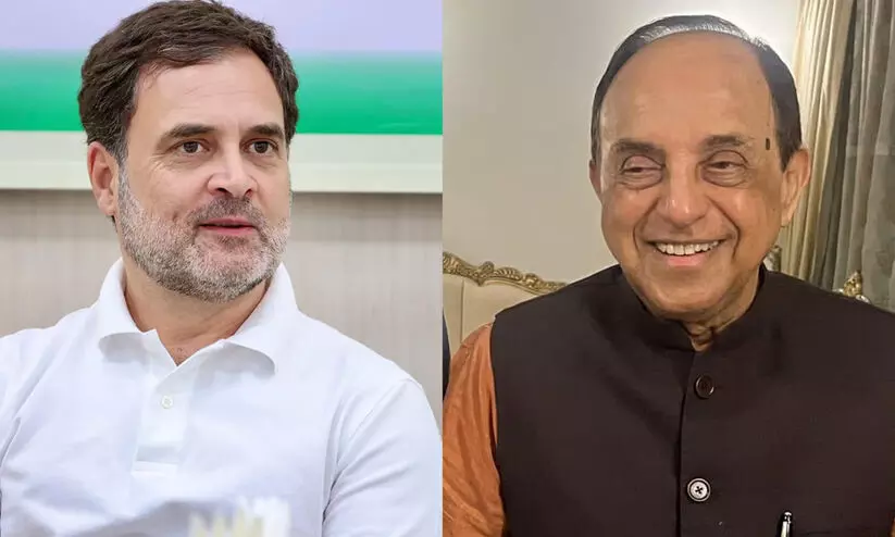 rahul gandhi, subhramanyan Swamy