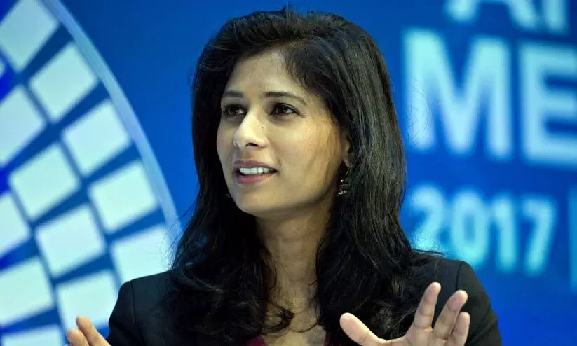 2027ഓടെ ഇന്ത്യ ലോകത്തെ മൂന്നാമത്തെ വലിയ സമ്പദ്വ്യവസ്ഥയാകും -ഗീത ഗോപിനാഥ് 2027ഓടെ ഇന്ത്യ ലോകത്തെ മൂന്നാമത്തെ വലിയ സമ്പദ്വ്യവസ്ഥയാകും -ഗീത ഗോപിനാഥ്