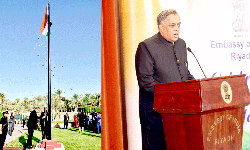 സ്വാ​ത​ന്ത്ര്യ​ദി​നം ആ​ഘോ​ഷി​ച്ച്​ സൗ​ദിയി​ലെ ഇ​ന്ത്യ​ൻ സ​മൂ​ഹം.