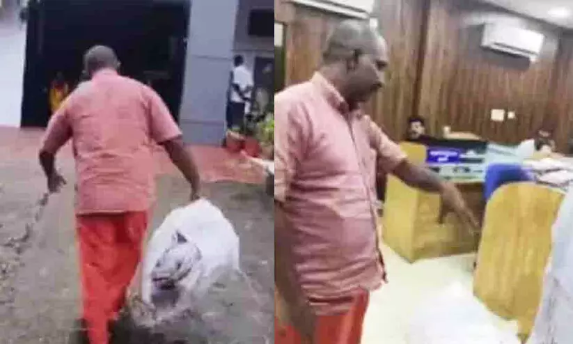 waste dumping in Vengola Grama Panchayath waste dumping in Vengola Grama Panchayath