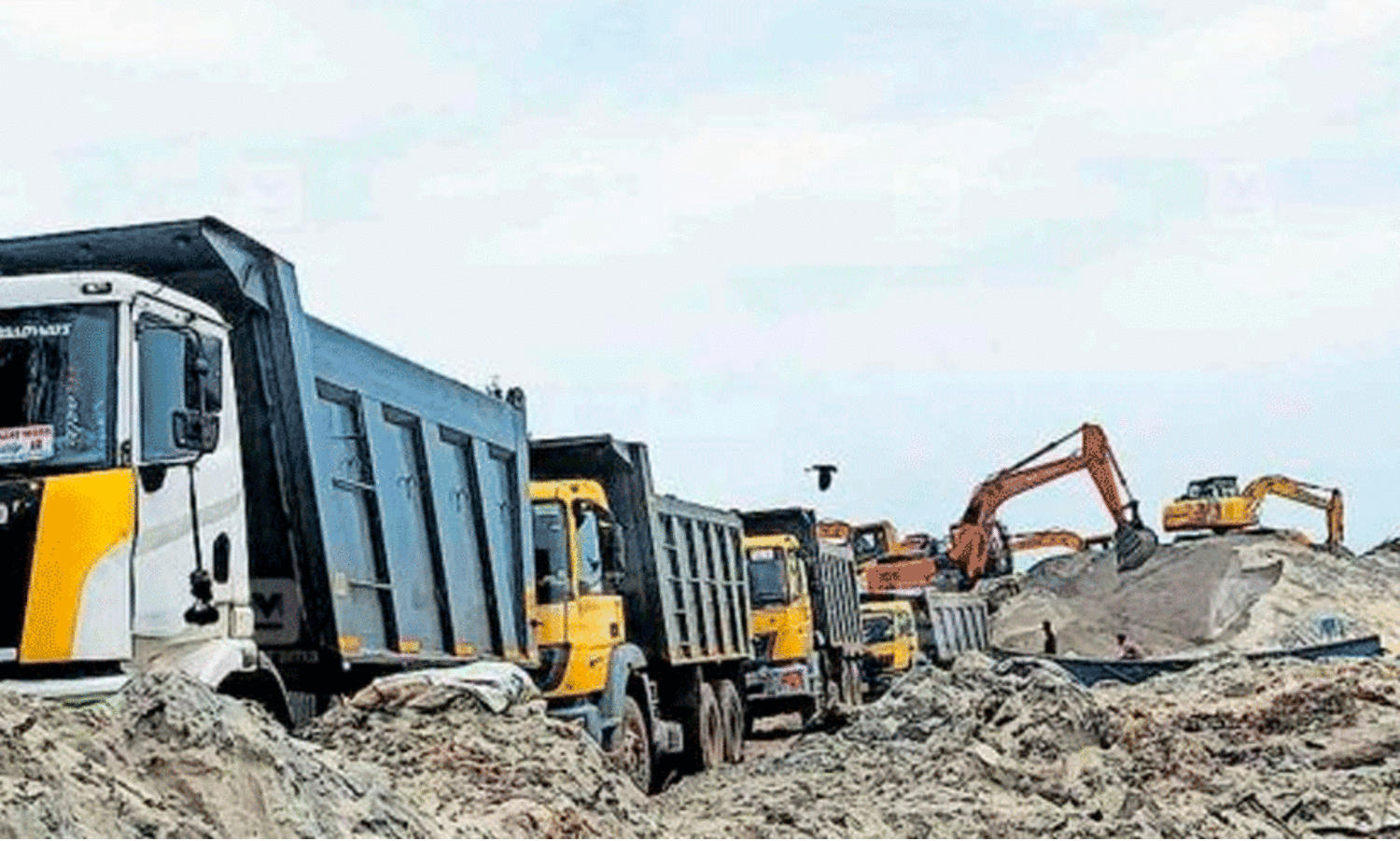 Thottapalli black sand mining,