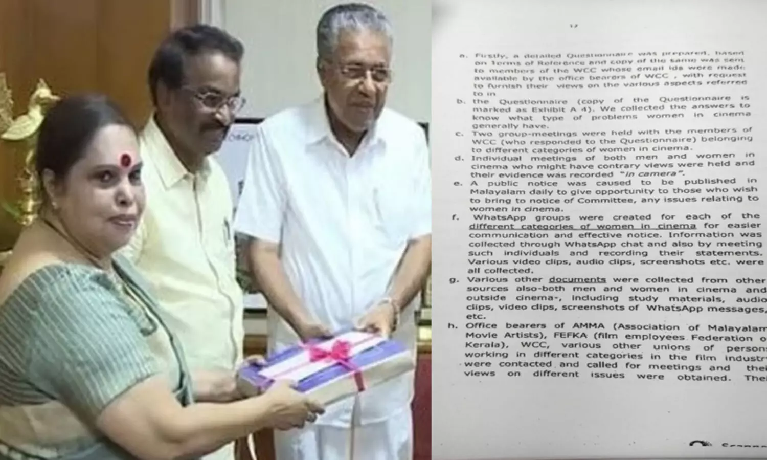 ‘നഗ്നതാപ്രദര്‍ശനത്തിന് നിർബന്ധിക്കും, വിട്ടുവീഴ്ച ചെയ്യുന്നവരെ കോഡ് പേരിട്ട് വിളിക്കും’ -മുഖംമൂടികൾ തുറന്നുകാട്ടി ഹേമാ കമ്മിറ്റി റിപ്പോർട്ട്