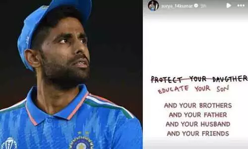 നിങ്ങൾ ആണുങ്ങളെ പഠിപ്പിക്കുക; കൊൽക്കത്ത കൊലപാതകത്തിൽ പ്രതികരിച്ച് സൂര്യകുമാർ യാദവും