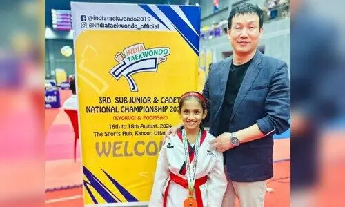 ദേശീയ തൈക്കോണ്ടോ ചാമ്പ്യൻഷിപ്പിൽ മലയാളിയായ ഐഷ സംറീന് വെങ്കലം