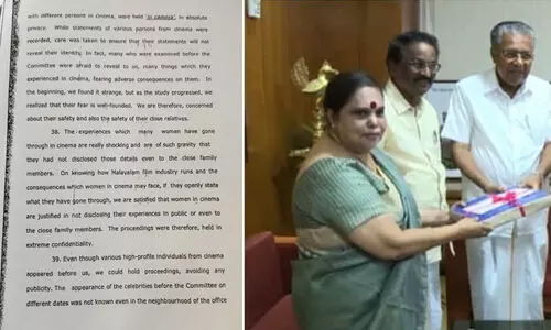 ‘സിനിമയിൽ പല സ്ത്രീകളും നേരിട്ടത് ഞെട്ടിക്കുന്ന അനുഭവങ്ങൾ, ബന്ധുക്കളോടുപോലും വെളിപ്പെടുത്താൻ കഴിഞ്ഞില്ല’ ‘സിനിമയിൽ പല സ്ത്രീകളും നേരിട്ടത് ഞെട്ടിക്കുന്ന അനുഭവങ്ങൾ, ബന്ധുക്കളോടുപോലും വെളിപ്പെടുത്താൻ കഴിഞ്ഞില്ല’