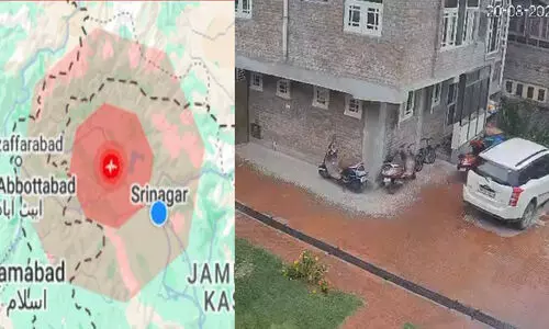 ജമ്മു കശ്മീരിൽ ഭൂചലനം; രണ്ടു തവണ കുലുങ്ങി -വിഡിയോ