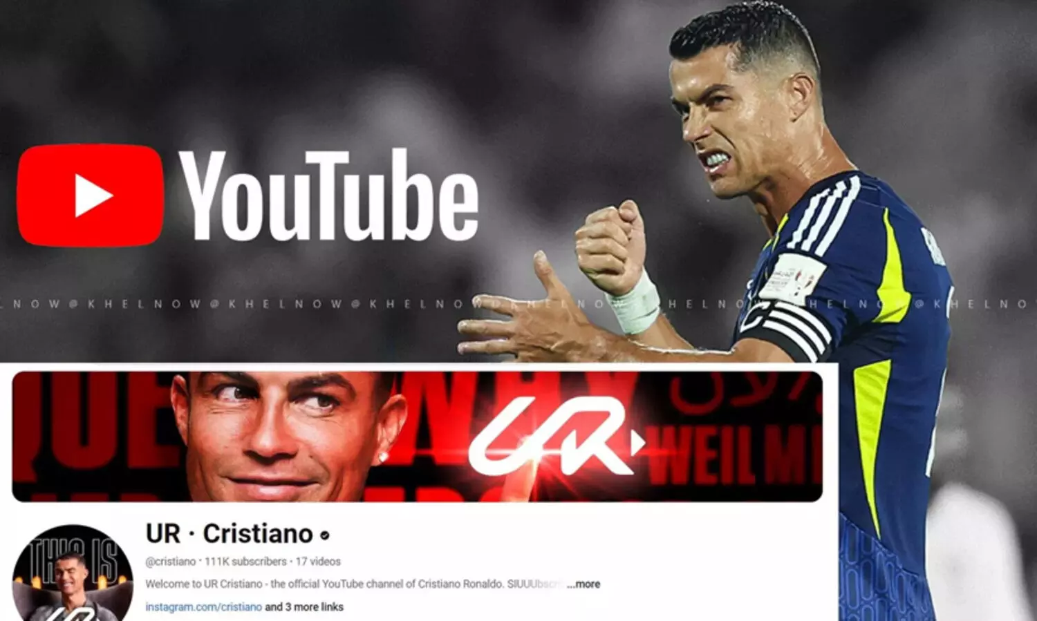 യൂട്യൂബിൽ സ്വന്തം ചാനലുമായി ക്രിസ്റ്റ്യാനോ; ‘മിസ്റ്റർ ബീസ്റ്റ്’ അപകടത്തിലെന്ന് ആരാധകർ!