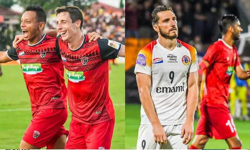 ഡ്യൂറൻഡ് കപ്പ്: ഈസ്റ്റ് ബംഗാളിനെ മടക്കി ലജോങ്; നോർത്ത് ഈസ്റ്റും സെമിയിൽ ഡ്യൂറൻഡ് കപ്പ്: ഈസ്റ്റ് ബംഗാളിനെ മടക്കി ലജോങ്; നോർത്ത് ഈസ്റ്റും സെമിയിൽ