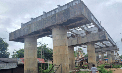 ഇരവിപുരം റെയിൽവേ മേൽപ്പാലം നിർമാണം അന്തിമഘട്ടത്തിലേക്ക്