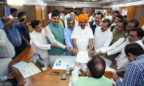 ജോർജ് കുര്യൻ രാജ്യസഭയിലേക്ക് പത്രിക സമർപ്പിച്ചു