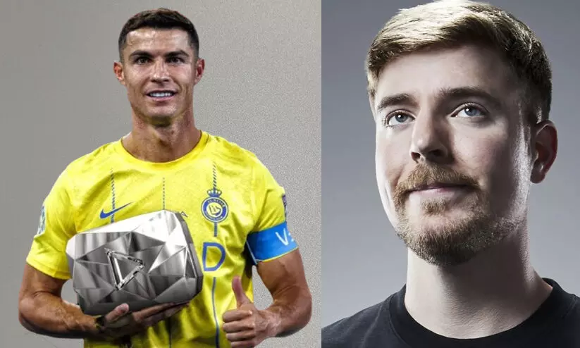 ഡയമണ്ടിലേക്കെത്താൻ മിസ്റ്റർ ബീസ്റ്റിന് വേണ്ടി വന്നത് 132 ദിവസം; ക്രിസ്റ്റ്യാനോ തകർത്തത് വെറും 10 മണിക്കൂർ കൊണ്ട്