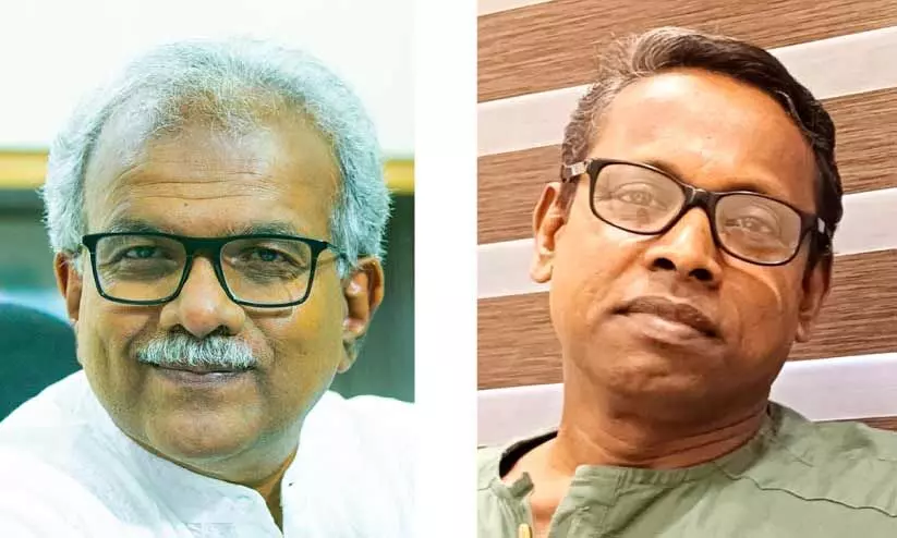 രാധാകൃഷ്​ണൻ എം.ജി,തോലിൽ സുരേഷ്​