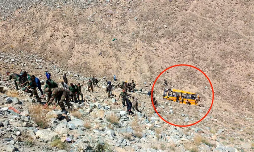 Leh bus accident