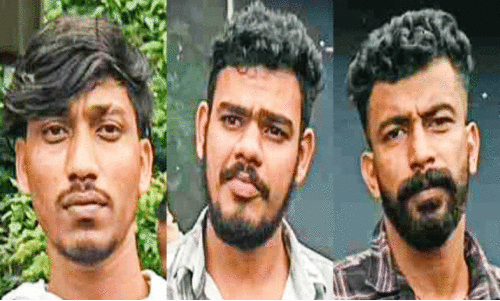 എം.ഡി.എം.എയുമായി മൂന്നു യുവാക്കൾ പിടിയിൽ