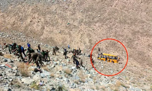 Leh bus accident