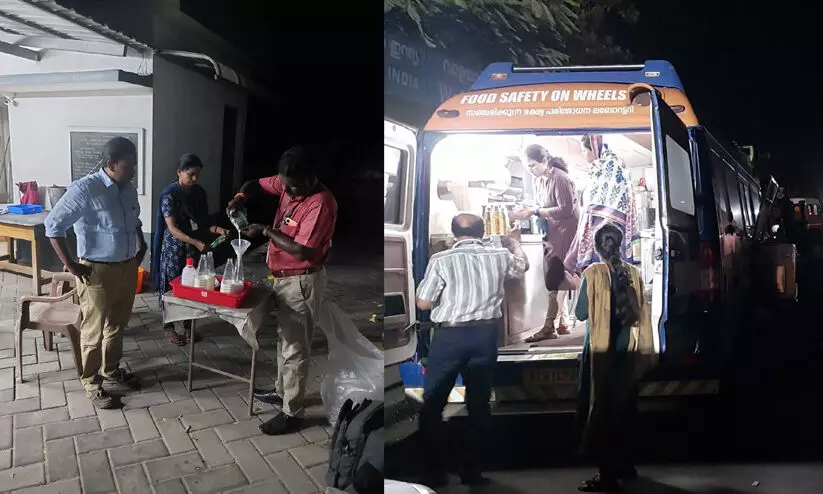 ചെക്ക് പോസ്റ്റുകളില്‍ ഭക്ഷ്യസുരക്ഷ പരിശോധന ശക്തമാക്കി