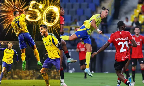 സൗദി ലീഗിൽ 50 ഗോളുകൾ; തേരോട്ടം തുടർന്ന് ക്രിസ്റ്റ്യാനോ, അൽ നസ്റിന് സമനിലയോടെ തുടക്കം