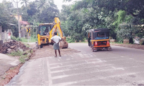 കടയ്ക്കൽ-നിലമേൽ റോഡ് നവീകരണം ഇഴയുന്നു കടയ്ക്കൽ-നിലമേൽ റോഡ് നവീകരണം ഇഴയുന്നു