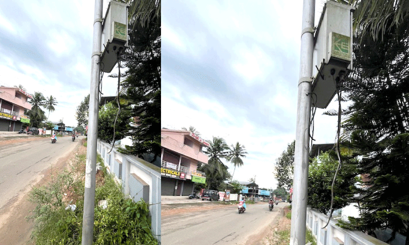 എ.ഐ കാമറയുടെ കേബിളുകള്‍ മുറിച്ചുമാറ്റി; ആഴ്ചകള്‍ പിന്നിട്ടിട്ടും നടപടിയില്ല