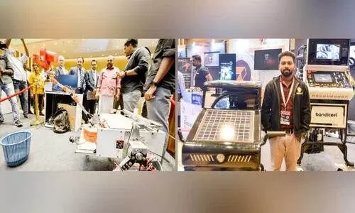 Robotic round table exhibition