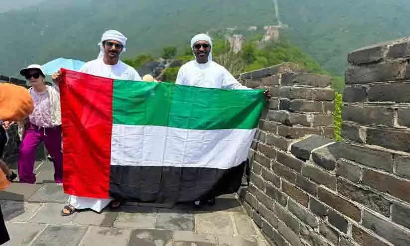 അബൂദബിയിൽ നിന്ന്​ ജപ്പാനിലേക്ക്​; സാഹസിക റോഡ്​ യാത്ര പൂർത്തിയാക്കി സ്വദേശി യുവാക്കൾ