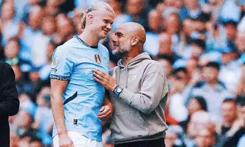 ഹാലണ്ട് ഇനി എത്ര ഹാട്രിക് അടിച്ചാലും അത് മാറില്ല; ഏറ്റവും മികച്ച സെന്റർ ഫോർവേഡ് മെസ്സിയെന്ന് വീണ്ടും പെപ് ഗ്വാർഡിയോള ഹാലണ്ട് ഇനി എത്ര ഹാട്രിക് അടിച്ചാലും അത് മാറില്ല; ഏറ്റവും മികച്ച സെന്റർ ഫോർവേഡ് മെസ്സിയെന്ന് വീണ്ടും പെപ് ഗ്വാർഡിയോള