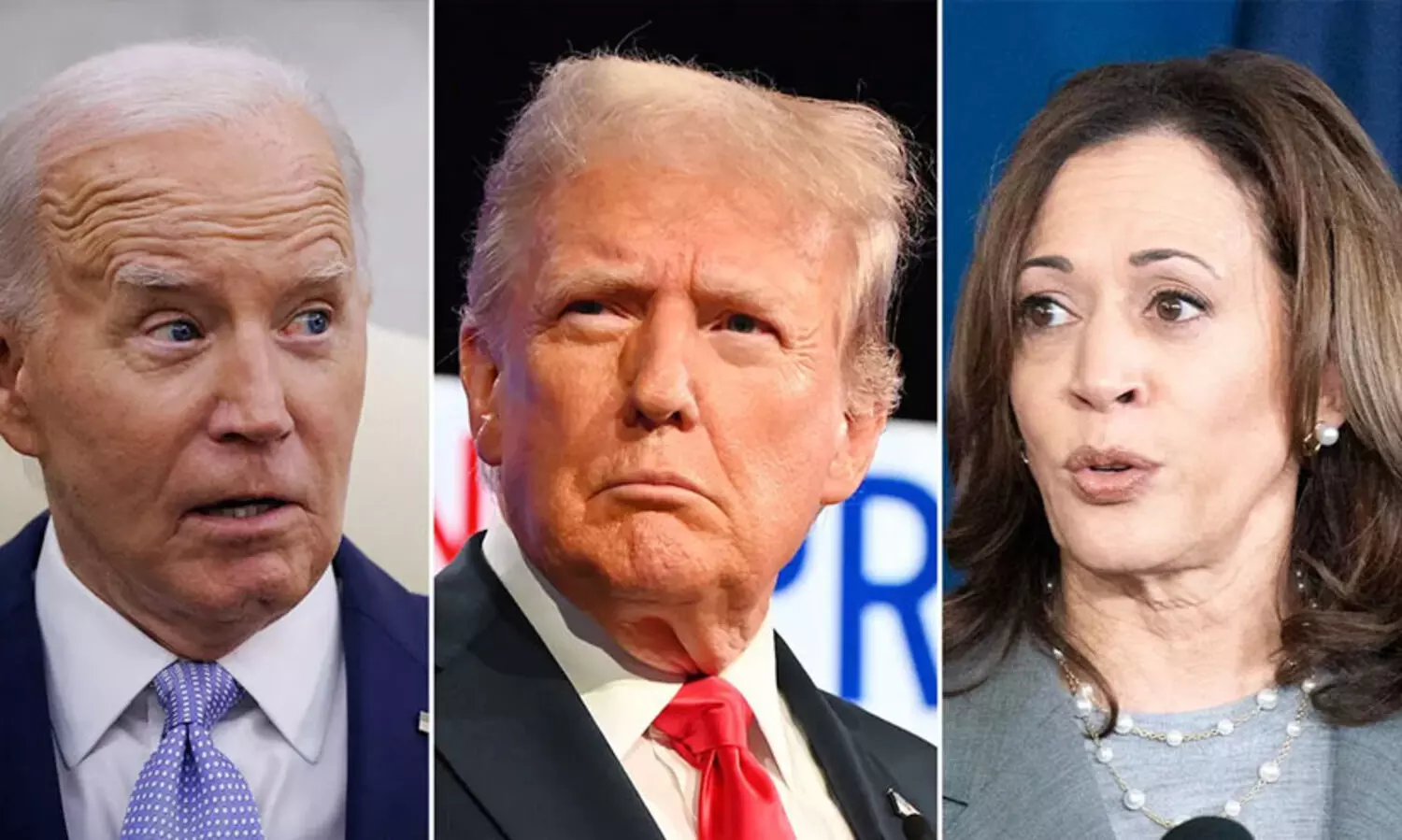 ജോ ബൈഡൻ ബീച്ചിൽ കിടന്നുറങ്ങുന്നു; കമല ഹാരിസ് ടൂറിലും -ട്രംപ്