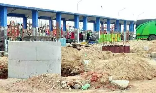 Fish loading area construction