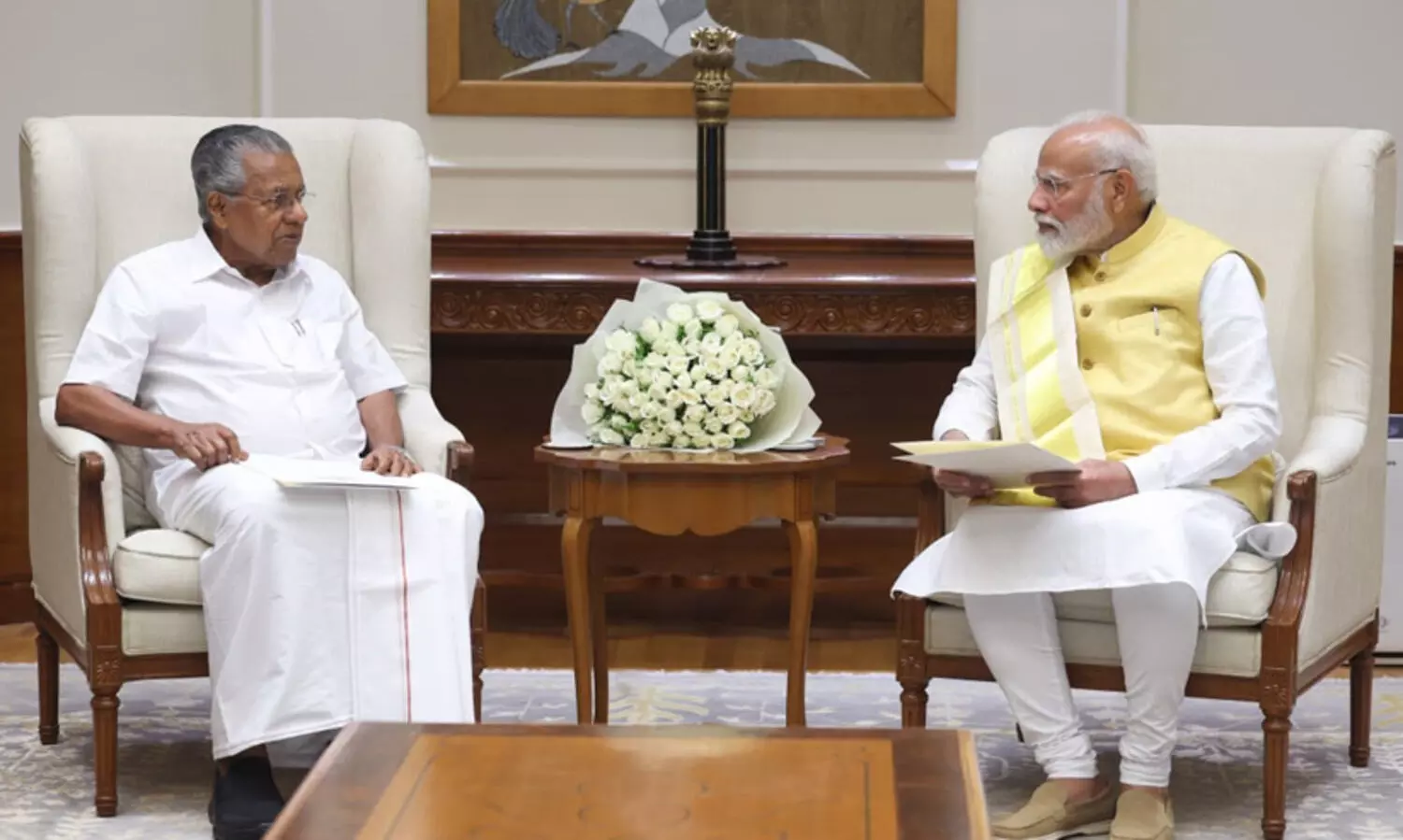 വയനാട് പുനരധിവാസം: പ്രധാനമന്ത്രിയെ കണ്ടു, വിശദ റിപ്പോർട്ട് കൈമാറി മുഖ്യമന്ത്രി