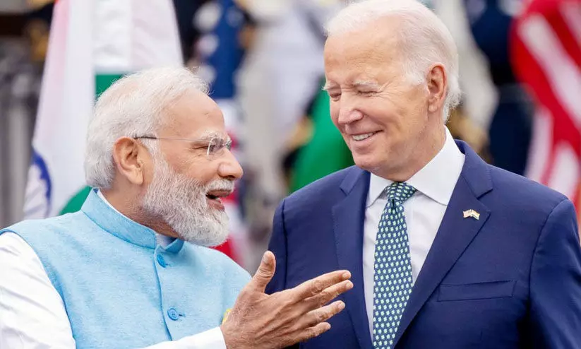 പ്രധാനമന്ത്രി മോദിയും ബൈഡനും ഫോണിൽ സംഭാഷണം നടത്തി