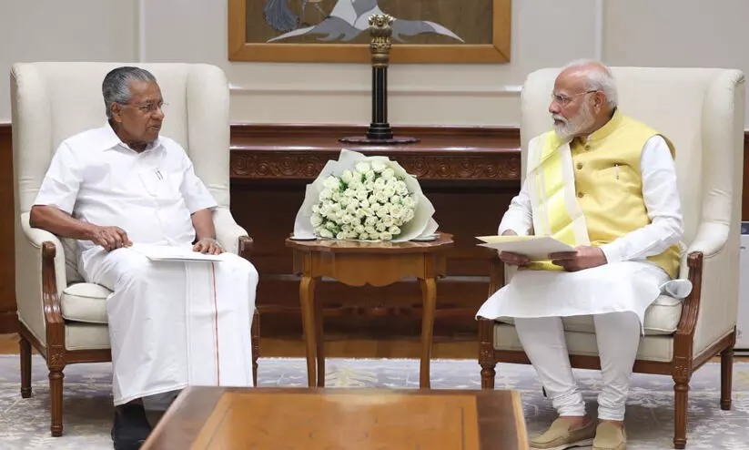 വയനാട് പുനരധിവാസം: പ്രധാനമന്ത്രിയെ കണ്ടു, വിശദ റിപ്പോർട്ട് കൈമാറി മുഖ്യമന്ത്രി വയനാട് പുനരധിവാസം: പ്രധാനമന്ത്രിയെ കണ്ടു, വിശദ റിപ്പോർട്ട് കൈമാറി മുഖ്യമന്ത്രി