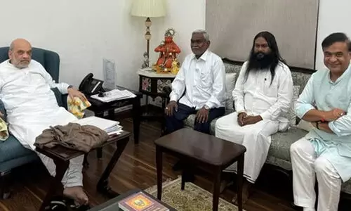 ചമ്പായ് സോറൻ ബി.ജെ.പിയിലേക്ക്; അമിത് ഷായുമായി കൂടിക്കാഴ്ച നടത്തി