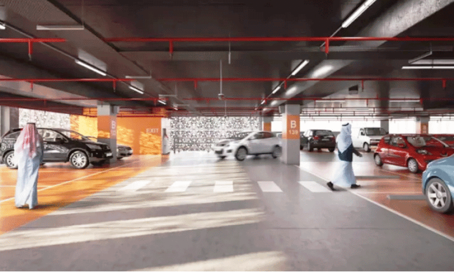 Riyadh car parking scheme