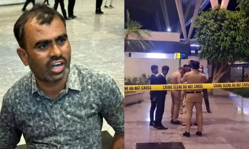 ഭാര്യയുമായി രഹസ്യബന്ധം; വിമാനത്താവളത്തിൽ ജീവനക്കാരനെ കഴുത്തറുത്ത് കൊന്ന് യുവാവ് ഭാര്യയുമായി രഹസ്യബന്ധം; വിമാനത്താവളത്തിൽ ജീവനക്കാരനെ കഴുത്തറുത്ത് കൊന്ന് യുവാവ്