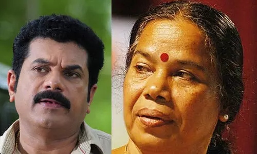 ‘പേര് പറയണ്ട, എ ഓർ ബി രാജിവെക്കേണ്ട’ -മുകേഷിനെ അനുകൂലിച്ച് പി.കെ. ശ്രീമതി