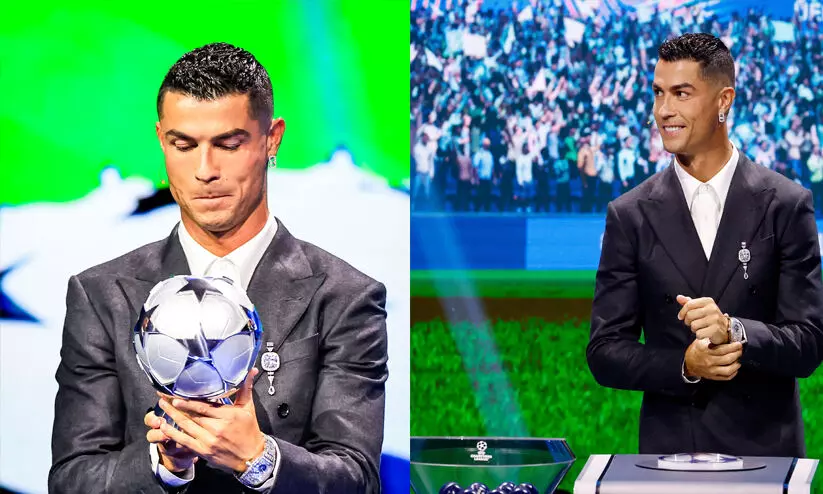 ചാമ്പ്യൻസ് ലീഗിലെ എക്കാലത്തേയും ഉയർന്ന ഗോൾ സ്കോറർ; ക്രിസ്റ്റ്യാനോയെ ആദരിച്ച് യുവേഫ