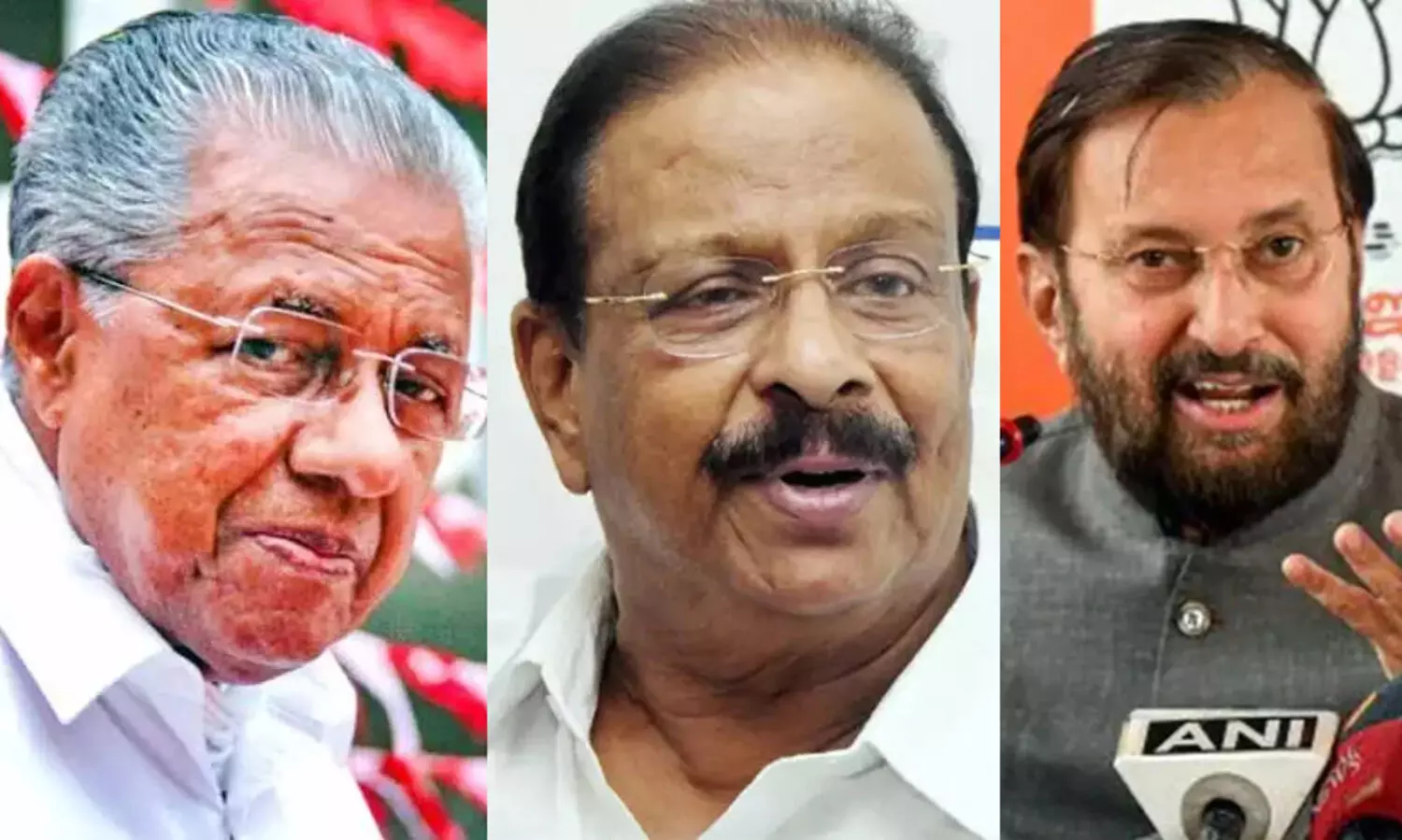 K Sudhakaran, Pinarayi Vijayan, Prakash Javadekar