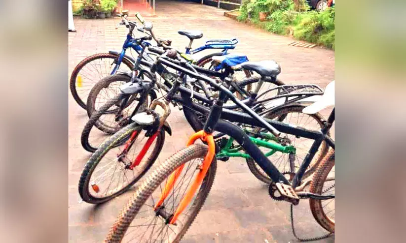 Bicycles founded by the police