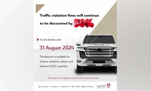 ട്രാ​ഫി​ക് പി​ഴ​യി​ള​വ് ഇ​ന്ന​വ​സാ​നി​ക്കും