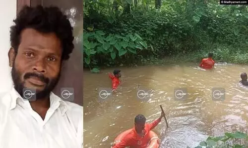 തേങ്ങ പെറുക്കാൻ തോട്ടിലിറങ്ങിയയാൾ ഒഴുക്കിൽ പെട്ട് മരിച്ചു