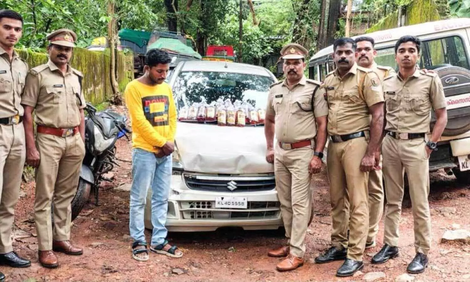 Foreign liqour caught