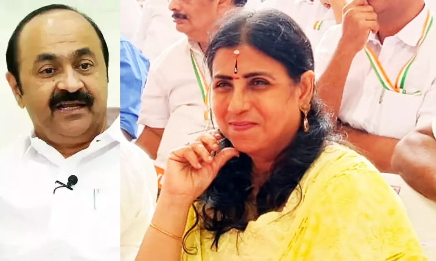 simi rosebell john, V D Satheesan