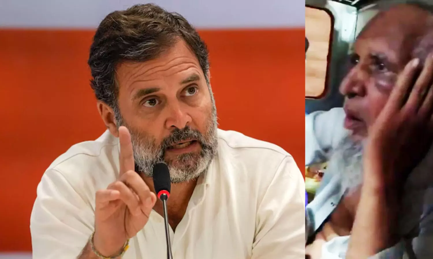 rahul gandhi,  Muslim train passenger