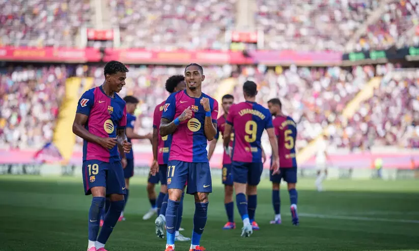 റാഫീഞ്ഞക്ക് ഹാട്രിക്; റയൽ വയാഡോലിഡിനെ ഏഴിൽ മുക്കി ബാഴ്സ