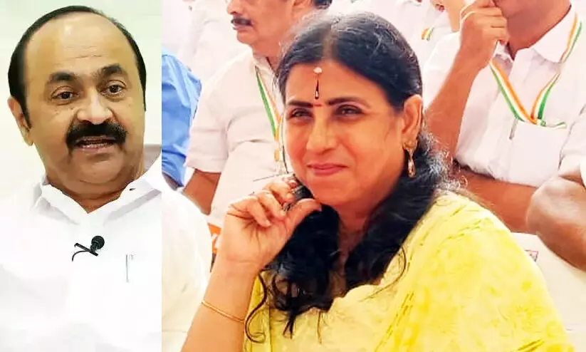 simi rosebell john, V D Satheesan simi rosebell john, V D Satheesan