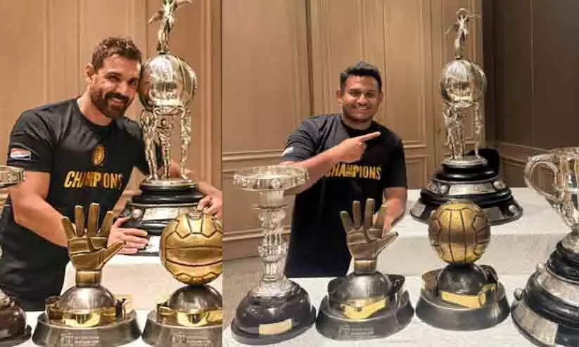 എല്ലാവരും പോയപ്പോഴും കൂടെ നിന്നത് അവൻ മാത്രം; കൊണ്ടോട്ടിക്കാരനായ ഷഹ്സാദിനെ പുകഴ്ത്തി ജോൺ എബ്രഹാം -വിഡിയോ എല്ലാവരും പോയപ്പോഴും കൂടെ നിന്നത് അവൻ മാത്രം; കൊണ്ടോട്ടിക്കാരനായ ഷഹ്സാദിനെ പുകഴ്ത്തി ജോൺ എബ്രഹാം -വിഡിയോ