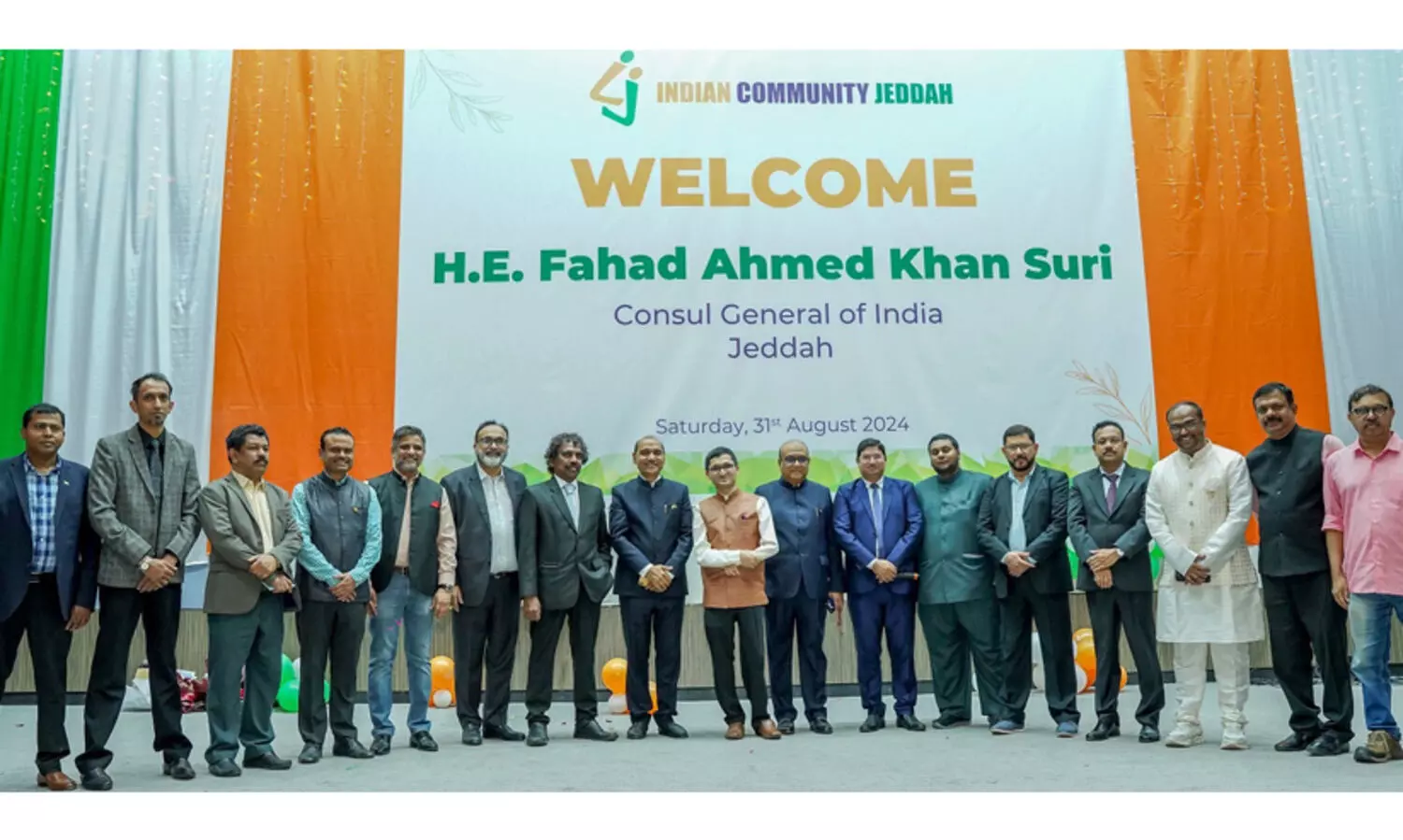 പുതിയ ഇന്ത്യൻ കോൺസൽ ജനറൽ ഫഹദ് അഹമ്മദ് ഖാൻ സൂരിക്ക് ജിദ്ദയിൽ ഊഷ്മള സ്വീകരണം