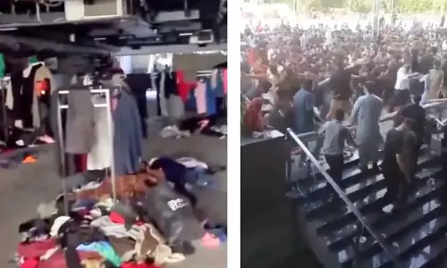ജനം ഇരച്ചുകയറി; ഉദ്ഘാടന ദിനത്തിൽ കറാച്ചിയിലെ ഡ്രീം ബസാർ മാളിൽ മോഷണം -വിഡിയോ