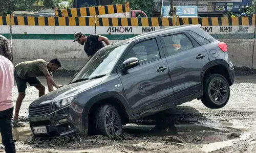 car stuck in the mud